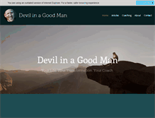 Tablet Screenshot of devilinagoodman.com